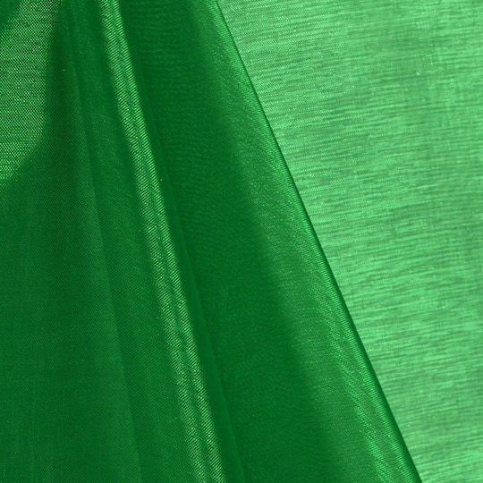 Flag Green Mirror Organza